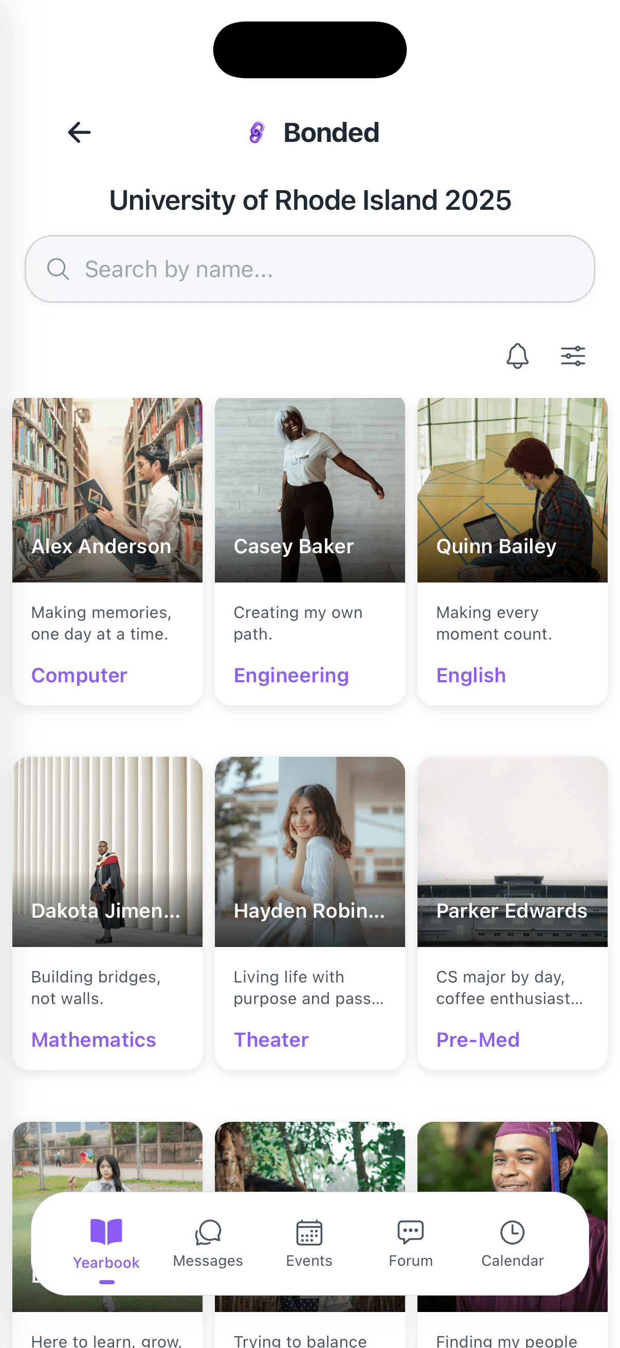 Find your people
on campus.