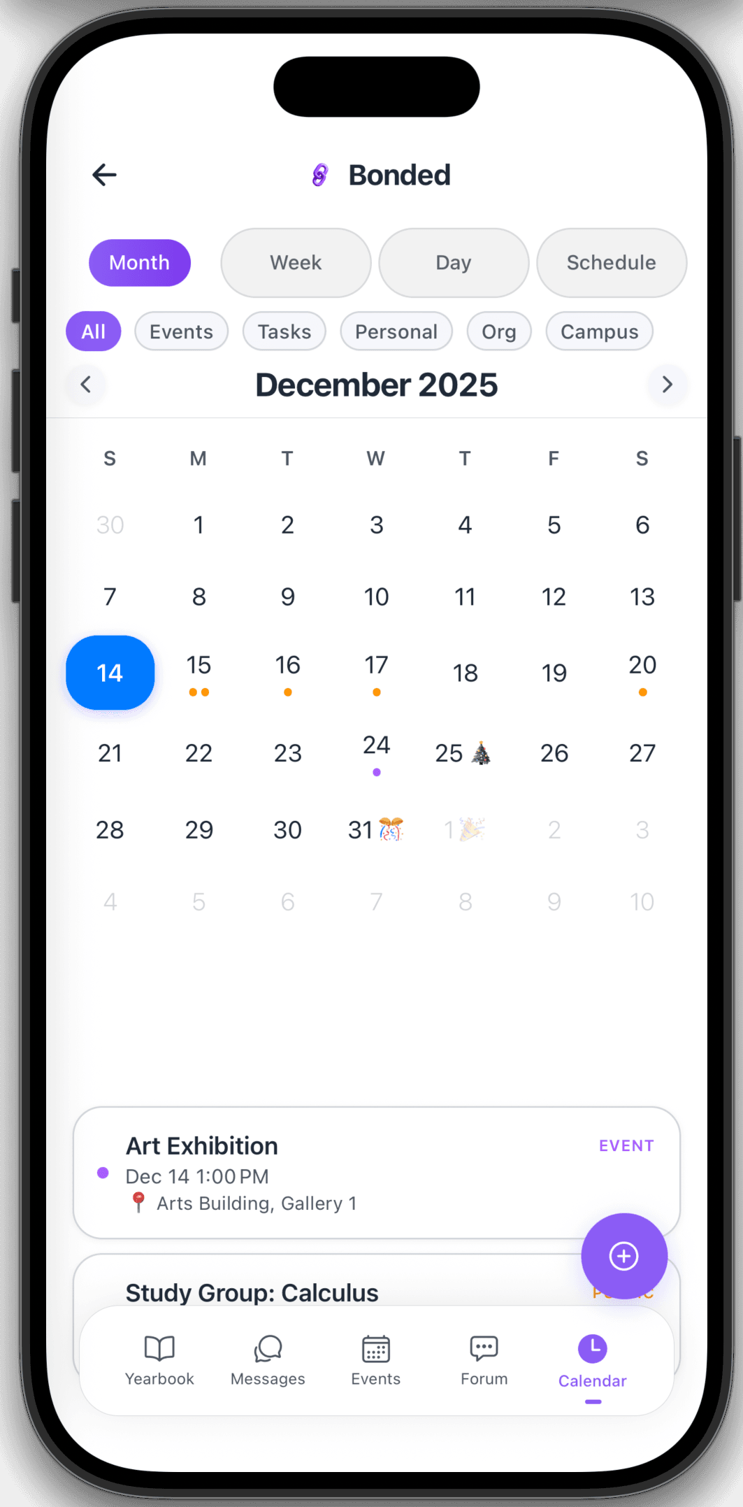 Stay organized
and connected.